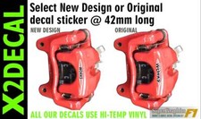 Brake Decal Sticker for Mini