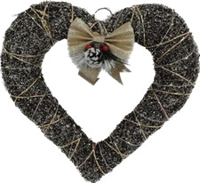 Rattan Large Hanging Heart