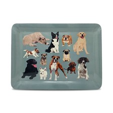 Dog Melamine Tray | Leslie