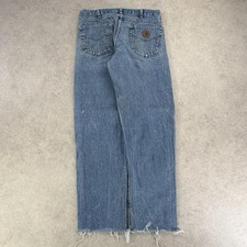 Carhartt blue denim jeans