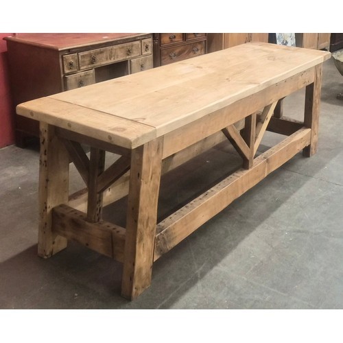 Thick rustic solid - solid, pine
