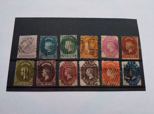 Ceylon stamps 1863 - stamps, 1863-1866