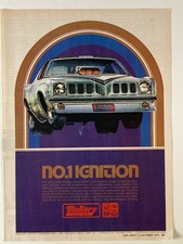 1974 Mallory Performance Distributor Print Ad Dramatic Proof