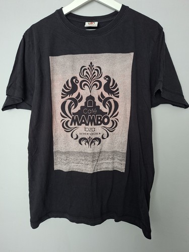 Black cafe mambo tshirt - black,