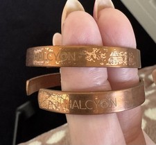 2 x Copper Halcyon Bangle