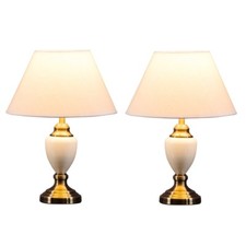 Table lamps pair - lamps, malham
