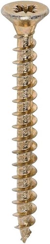 Chipboard woodscrews gold - -,