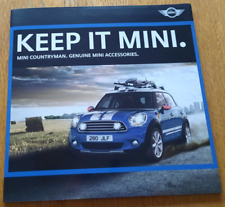2010 / 2011 MINI COUNTRYMAN & JOHN COOPER ACCESSORIES car sales brochure from UK