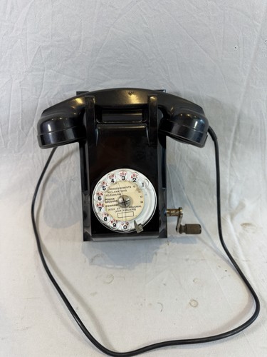Vintage 1930s black wall - vintage, phone