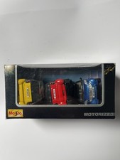 Smart Coupe Motorized - Maisto Diecast model -  1:33 Scale - pack of 3 