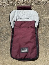 Quinny Freestyle XL - pram cosy, seat liner , burgundy, full open zip Maxi-Cosi