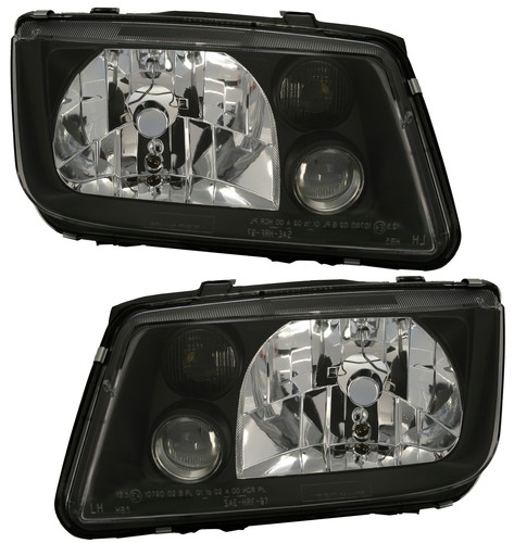 Black headlights with - black,