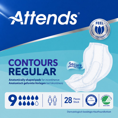 Attends contours regular - attends,