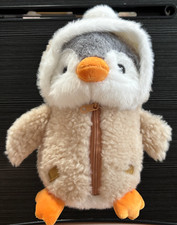 Penguin Teddy, Blue Plush Penguin Toy 25cm, Stuffed Animal with Soft PP Cotton