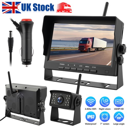 Wireless reversing camera - reversing, 7"