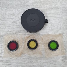 3 x Zenitar  16mm M 26.5x0.5 Lens, Red R-8X, Yellow Y-1.4x, Green YG-2x Lot -B26