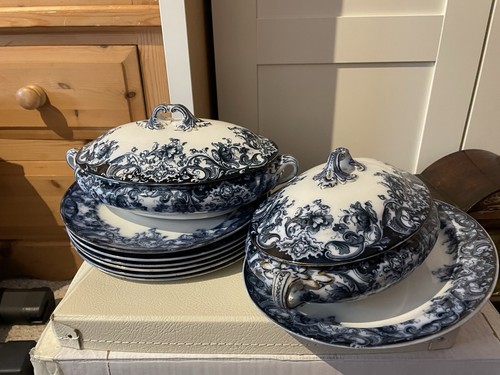 Antique booths melsary plates - booths,