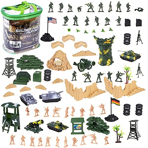 100 pcs military play - military,