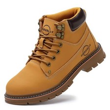 Mens Leather Ankle Safety