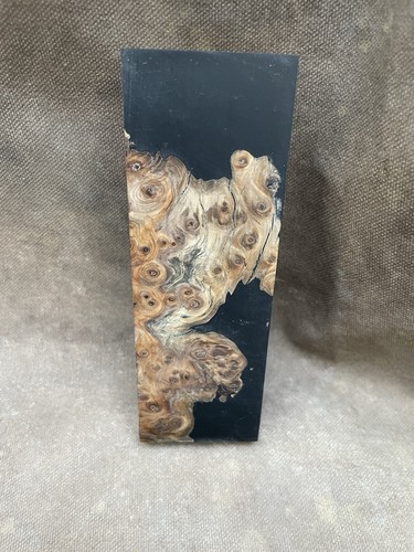 Stabilised wood yew tree - stabilised, burr