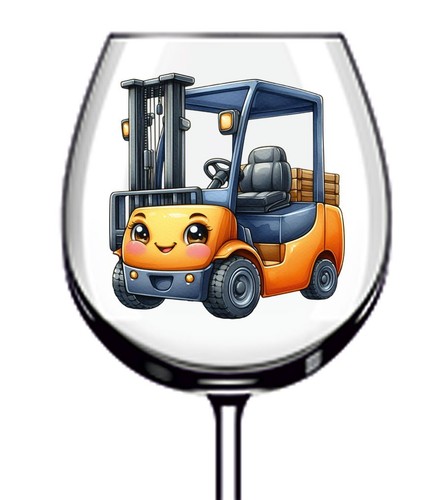 12x colourful forklift - 12x,