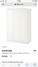 Ikea Klepstadd Wardrobe –