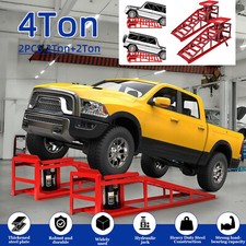 Ton hydraulic car ramps - 4, 2pc
