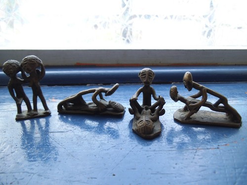 Antique set cast brass - antique, of