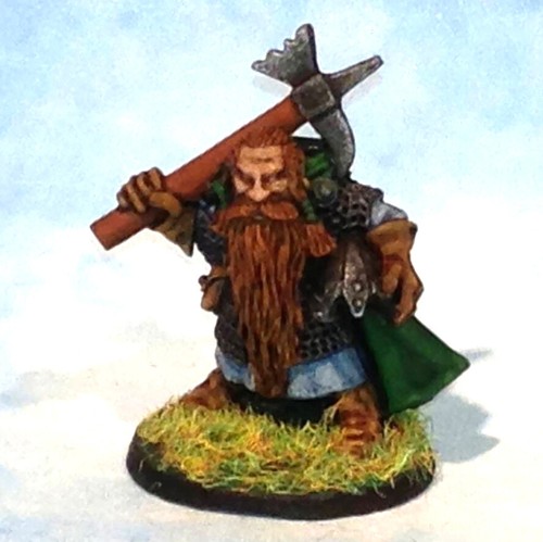Dwarf warchief 28mm metal - 28mm,