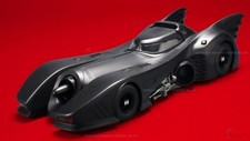 1989 Batman ~ Batmobile 1/35 scale model kit by Bandai