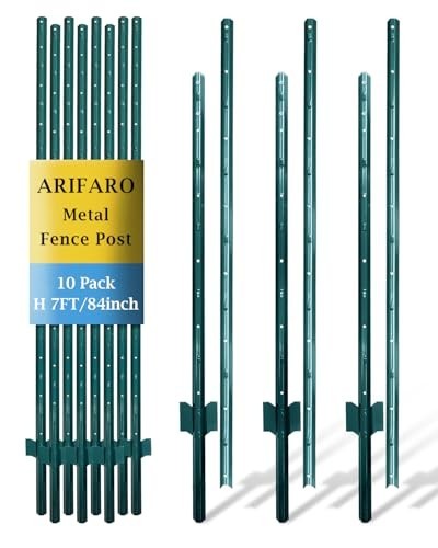 10pk fence posts 7ft splicing - 10pk,