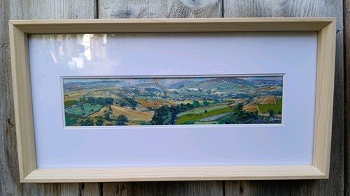 Swaledale framed oil - framed,oil, on