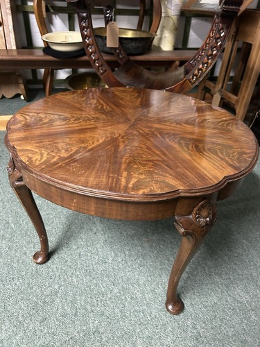 Vintage burr walnut circular - vintage,