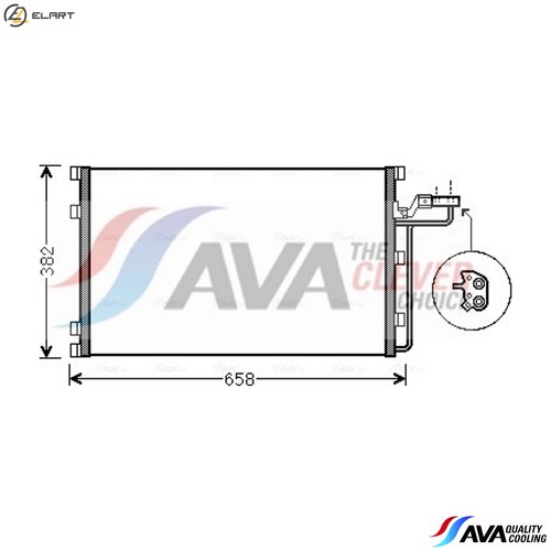 Condenser air conditioning - condenser,