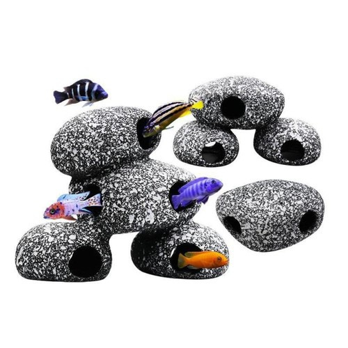 Cichlid stone cave aquarium - stone,