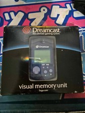 Official Sega Dreamcast Visual Memory Unit Clear Blue VMU