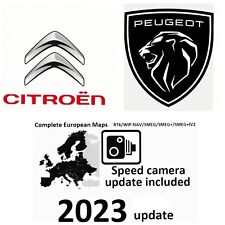 Peugeot Citroen - Sat Nav update 2023 UK & Europe &  Speed cam