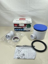 McAlpine ST90CPB-S-HP2 CP BRASS Grid Flange 90mm High Flow Shower Trap Waste