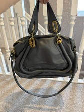 Chloe Paraty grey leather