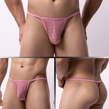 Men Mesh Thong G-string See