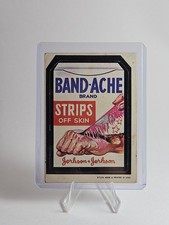 1973 TOPPS WACKY PACKAGES 1ST SERIES BAND-ACHE STRIPS WHITE BACK 