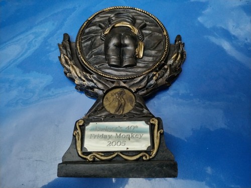 Backside golf trophy - backside, rude