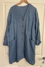 Chesca Blue Linen/cotton