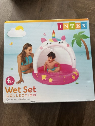 Intex paddling pool - pool, shade