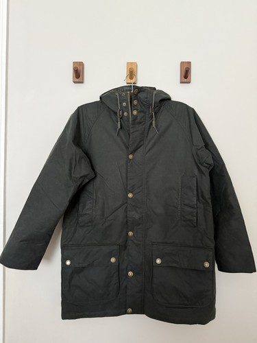 Barbour waxed hooded - barbour,
