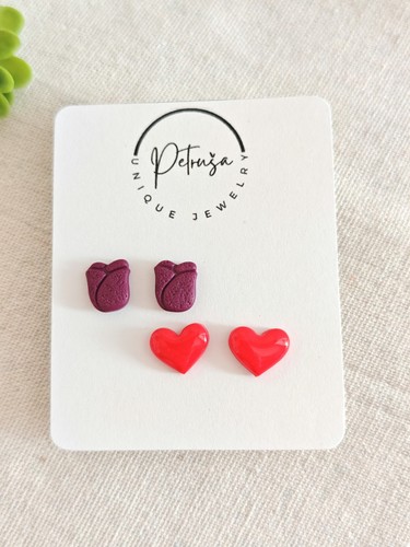 Tulip red heart - tulip,