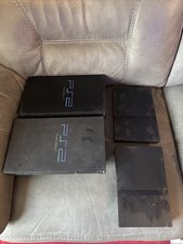 PlayStation 2 PS2 Charcoal Black Consoles X 4 Faulty/ Spares All Warranty Sealed