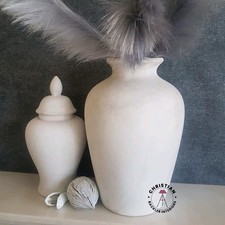 Ceramic Ginger Jar Vase with