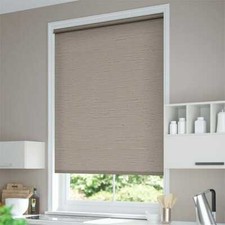 2 x Dartford Blackout 'Warm Grey' Roller Blind With Fittings & Parts (Blinds2go)