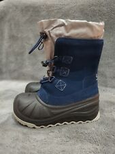 UGG KIDS LUDVIG WATERPROOF WINTER BOOT. UK KIDS 12. NAVY BLUE COLOUR